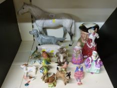 Royal Doulton figures including Christmas Morn HN1992, The Little Bridesmaid HN1433,