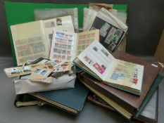 A quantity of Commonwealth stamps in albums and stockbooks