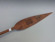 A 20thC African tribal paddle
