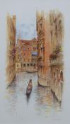 Alex Jawdokimov signed limited edition (23/295) print Venetian canal scene,