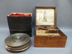 Kalliope disc playing musical box, c1890,