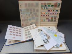 A collection of Chinese stamps in three stock books,