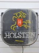 A neon Holstein illuminated advertising sign (52 x 52cm)