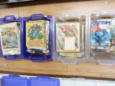 Four boxes of '2000 AD' Spiderman and 'Krazy' comics