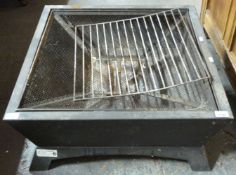 La Hacienda metal fire pit (66cm x 66cm)