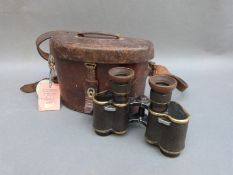 Aitchison London prismatic Binoculars dated 1916,