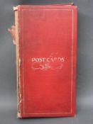 A photo album containing postcards around Herefordshire by F Preece to include an Edwardian steam