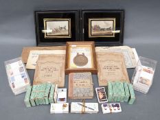 A quantity of cigarette, tea and other collector's cards,