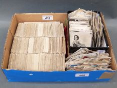 A collection of loose cigarette cards including Birds and Railway Equipment