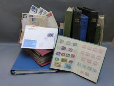 A quantity of all-world stamp albums, covers and booklets,