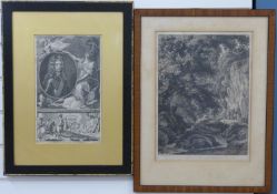 J G Rembrant engraving Civita, Castellana,
