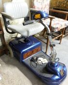 An Easy Rider mobility scooter with charging lead