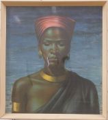 Tretchikoff framed print Zulu Girl,
