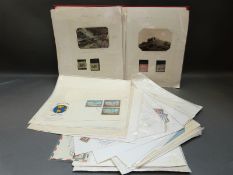 An interesting collection of Jordan stamps with accompanying photographs used in their production