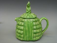 An Art Deco Sadler figural teapot in the form of a lady in a crinoline dress