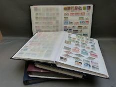 Five stockbooks of all-world stamps,