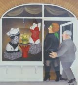 Beryl Cook (1926 -2008) framed signed print 'Lingerie Shop',