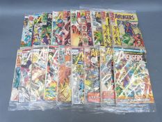 A large quantity of The Avengers Marvel Comics
