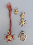 Three horse racing badges relating to Sandown Park Club including a rare 1881 example,