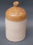 A Curtis & Co Chemists & Merchants, Gloucester & Sharpness stoneware flagon,