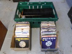 Over 150 7 inch singles from the 60s to the 80s