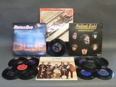 The Beatles 1962-1966 on red vinyl with cover sticker,