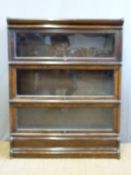 A Globe Wernicke 3 tier bookcase (H109 x W87 x D27cm)
