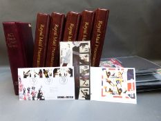 An extensive collection of GB presentation packs in seven albums plus a quantity of loose packs and