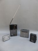 Four Sony Walkmans to include video H18, video TV recorder GV-9E PAL,