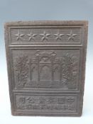 A Chinese printing block made from powdered black tea (hubei mi zhuan chá)