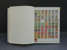 Stamps from Australia and Australian states in a stockbook