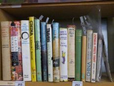 [Far East] Collection of books on China including Lhasa and Tibet with Peter Fleming One's Company