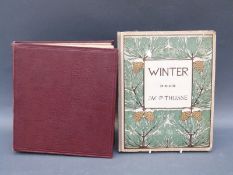Two albums of cigarette cards to include Winter by Jac P Thijsse, Actresses 1898 by Morris,