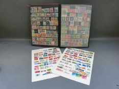 A stockbook containing a large quantity of stamps from the German Empire and German states from