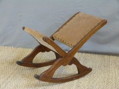A child's rocking chair / gout stool