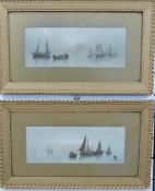 A pair of Garman Morris maritime coloured prints,