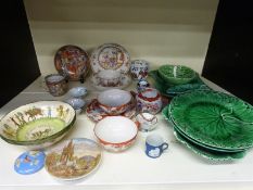 A collection of ceramics to include 18thC Chinese export saucers & cups, Royal Doulton Seriesware,