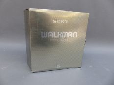 Sony Walkman Professional stereo cassette recorder WM-D6C in original box with protective cover,