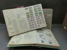 A box of all world stamps in albums and stockbooks,