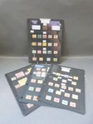 Western Australia. Swan issues 1854-1912 on four stockbook pages, includes 1854 1d black used (S.G.