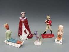 Royal Worcester Queen Elizabeth II figure, Jema of Holland figures,