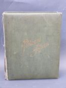 A mostly Edwardian album of postcards to include children, animals, glamour, humour & topographical,