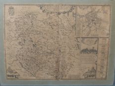 John Speed 1610 map of Herefordshire