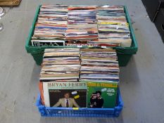 A large quantity of 45s