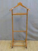 A beech valet stand (H107cm)