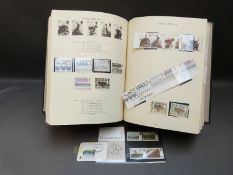 A Windsor album of GB stamps including good range of 1d red plate numbers