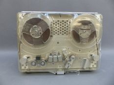 Kudelski Nagra III professional portable reel to reel audio recorder with a copy of the instruction