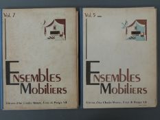 Charles Moreau, Ensembles Mobiliers volumes 5 & 7 circa 1940s,