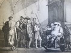 Ten late 18thC/early 19thC Boydell Shakespeare engravings King Henry IV.