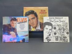 Two cases of Elvis Presley LPs